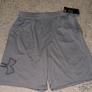 Under Armour Men's Steel Gray Athletic Shorts